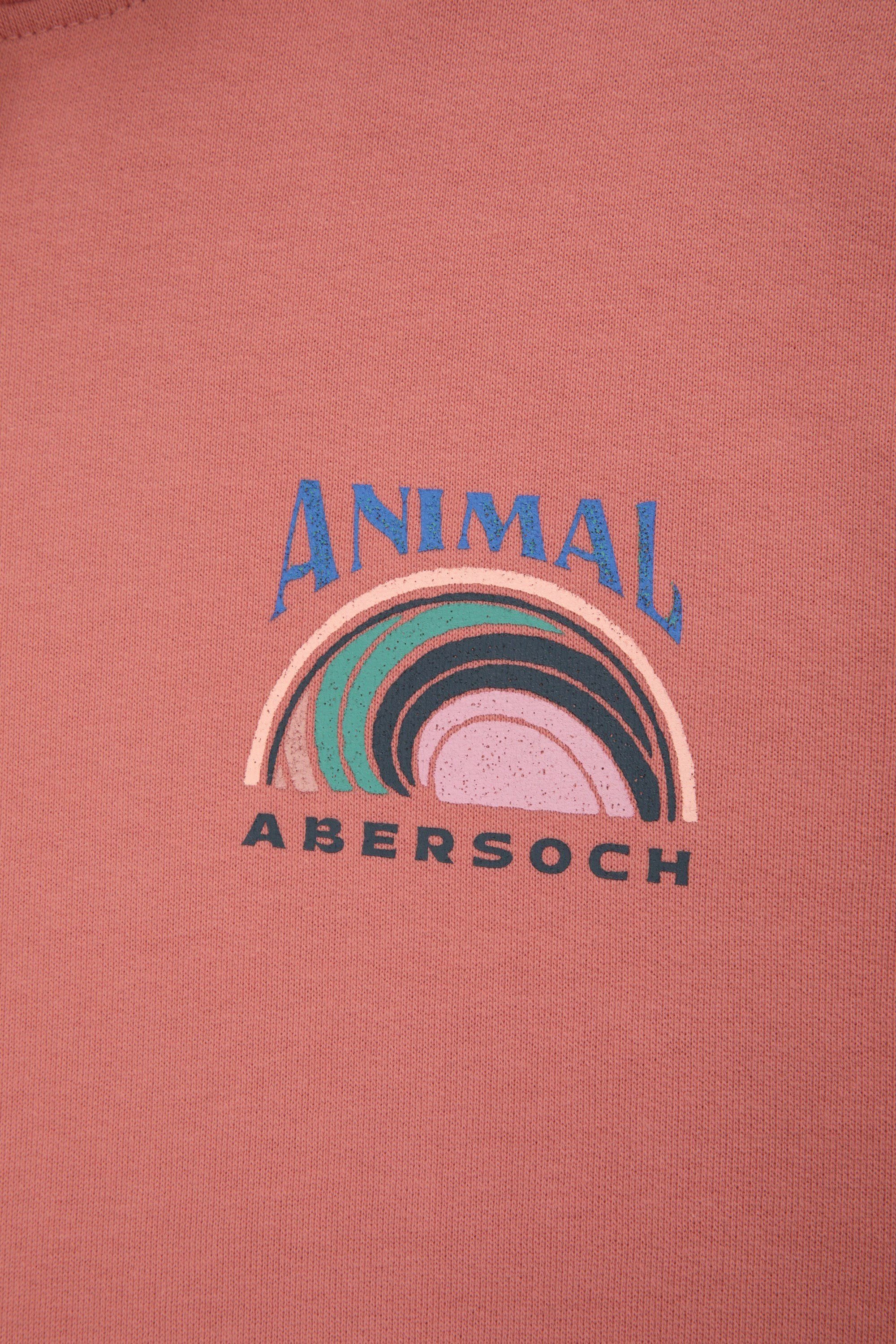 Animal Animal Women's 'Maya' Abersoch Print Soft Warm Lightweight Comfortable Casual Hoodie in Pink - 4
