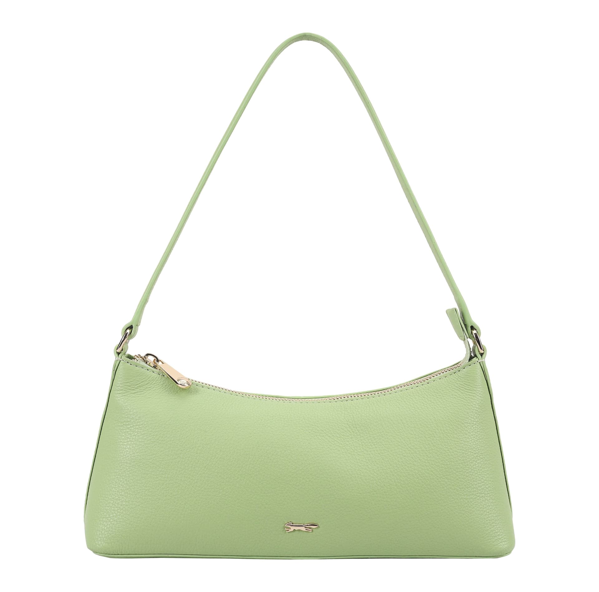 Paul Costelloe Paul Costelloe Women's Zoey Leather Shoulder Bag in Green