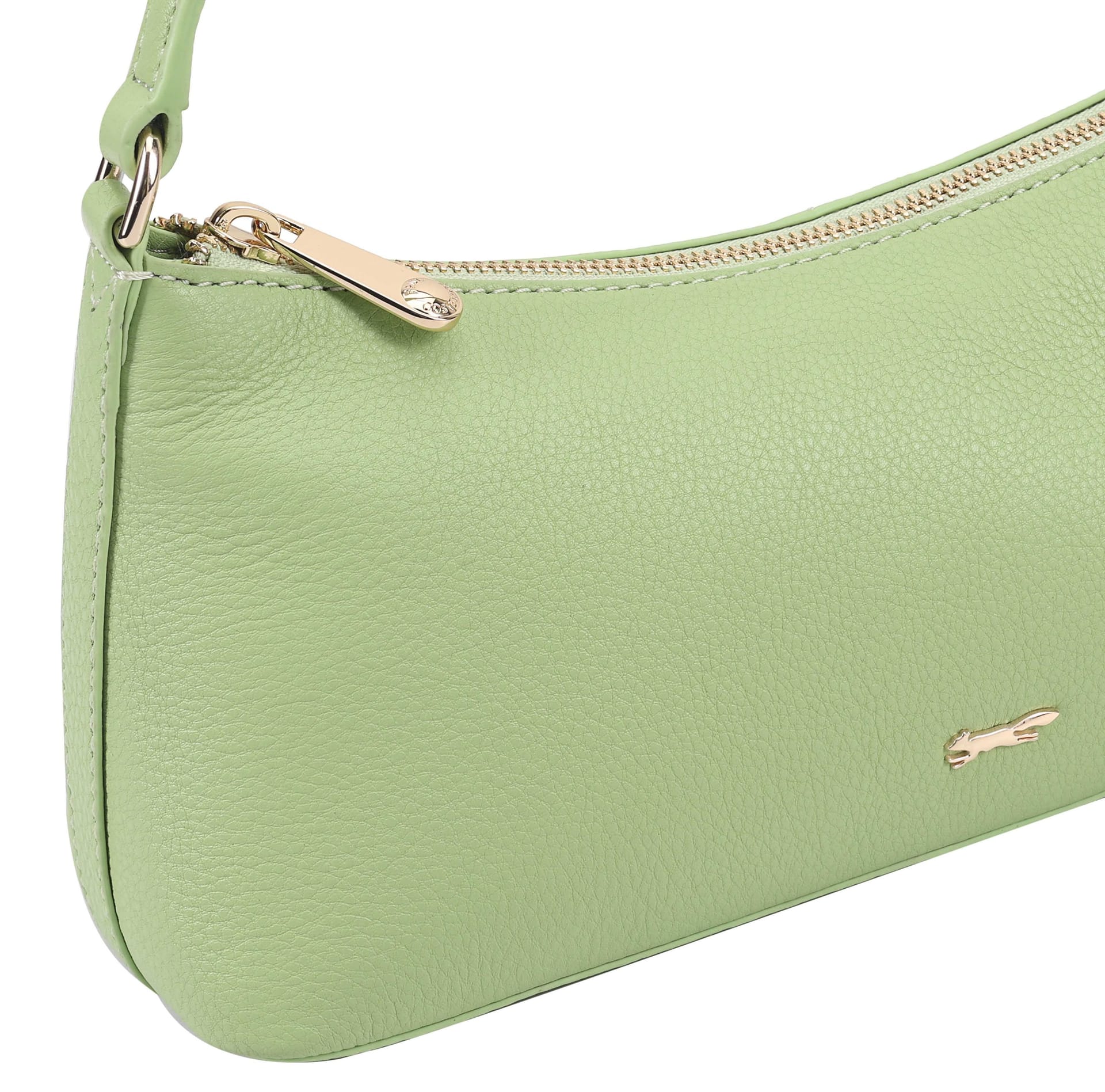Paul Costelloe Paul Costelloe Women's Zoey Leather Shoulder Bag in Green - 4