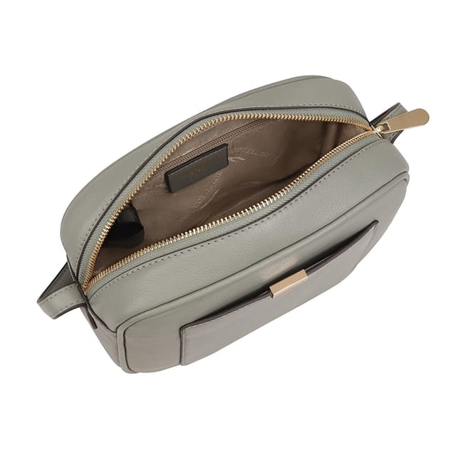 Paul Costelloe Paul Costelloe Women's Sazava Leather Cross Body Bag in Dark Grey - 3
