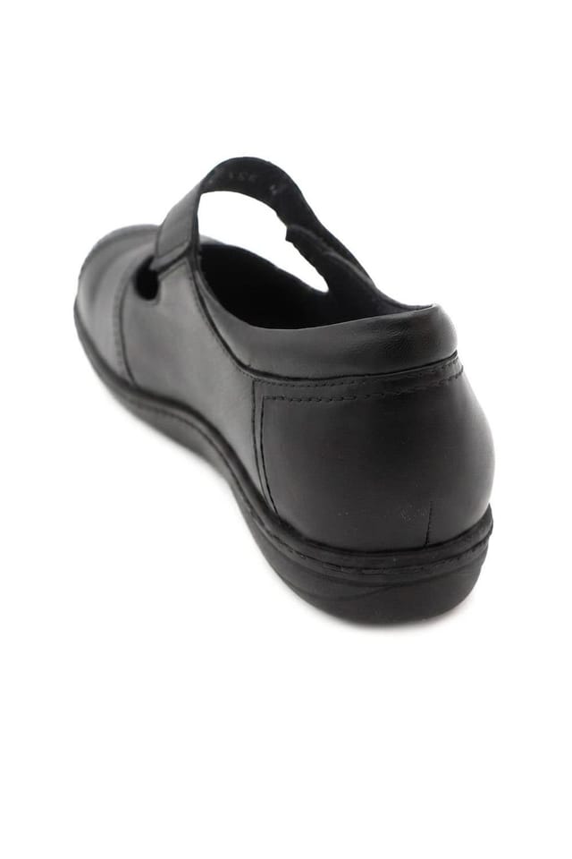 Pavers Pavers Women's Smart Leather Mary Janes in Black - 3