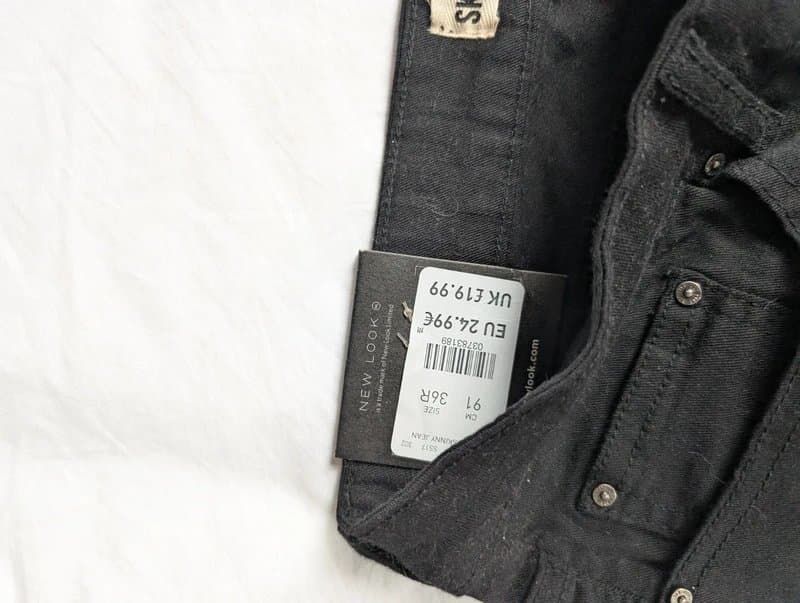 New Look Men's black skinny jeans