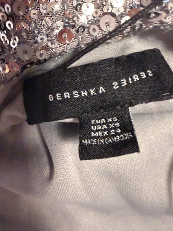 Bershka sequin Bershka halter neck top