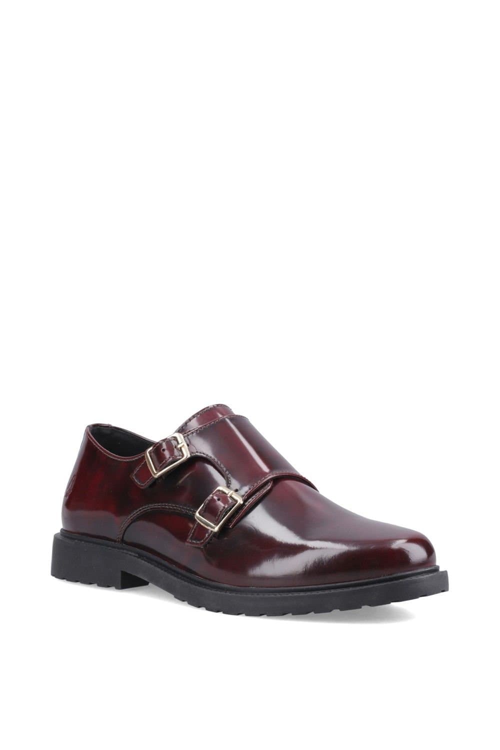 Hush Puppies Hush Puppies Women's Verity Hi-Shine Monk in Wine