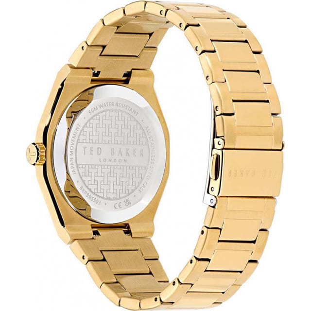 Ted Baker Ted Baker Men's BKPBRS503 Timeless 40mm Quartz Watch in Gold - 2