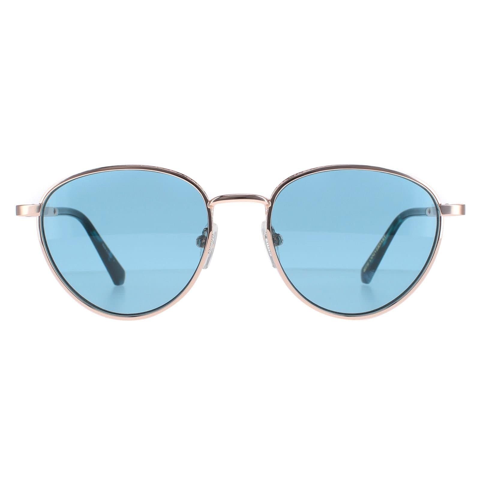 Guess Guess Women's Round Gold Blue Gradient GU5205