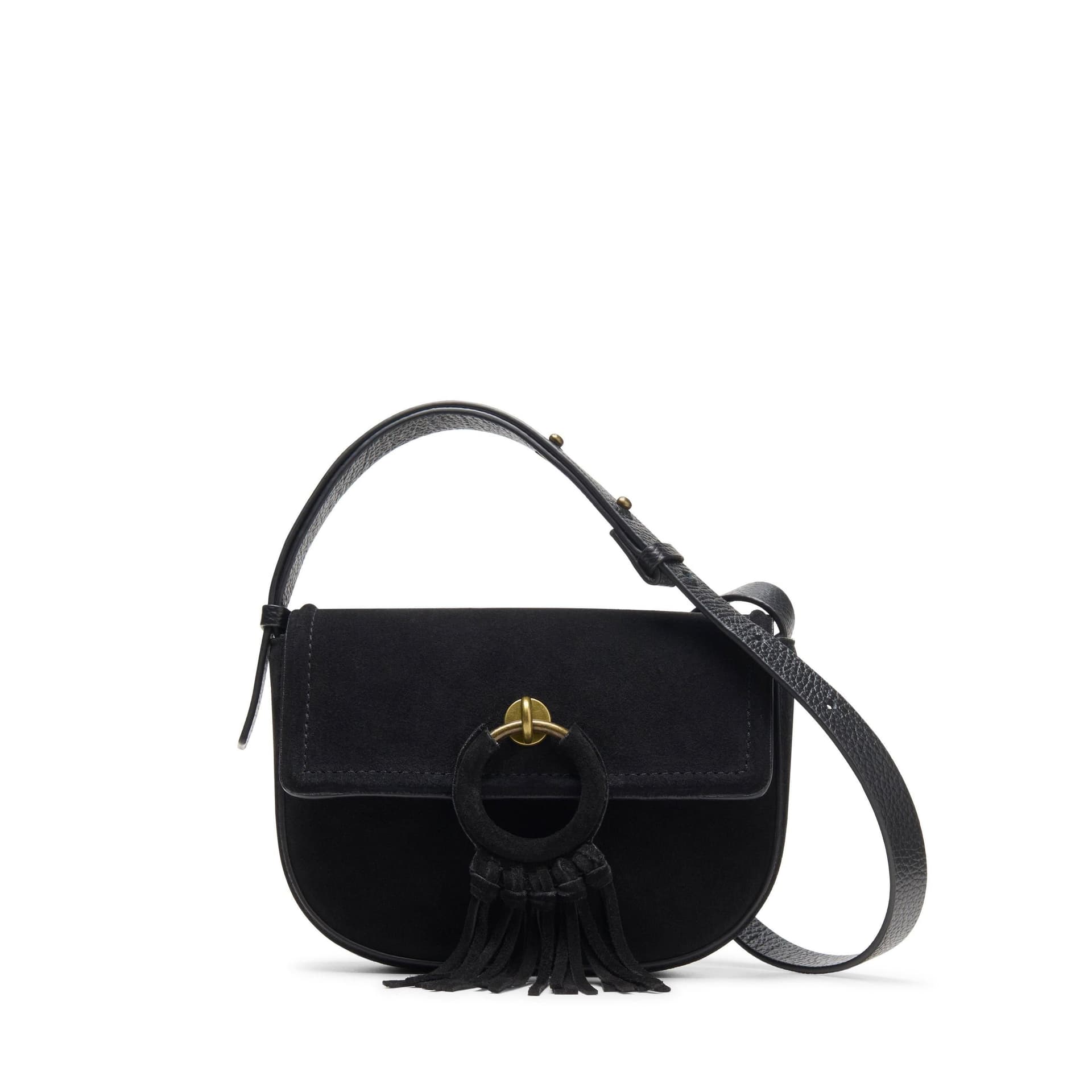 Clarks Clarks Women's Casual Cross 2 Black Suede Shoulder Bag, Cross Body Bag