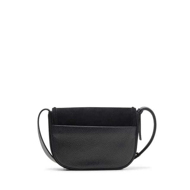 Clarks Clarks Women's Casual Cross 2 Black Suede Shoulder Bag, Cross Body Bag - 2
