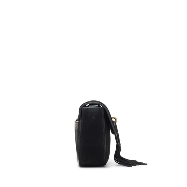 Clarks Clarks Women's Casual Cross 2 Black Suede Shoulder Bag, Cross Body Bag - 3