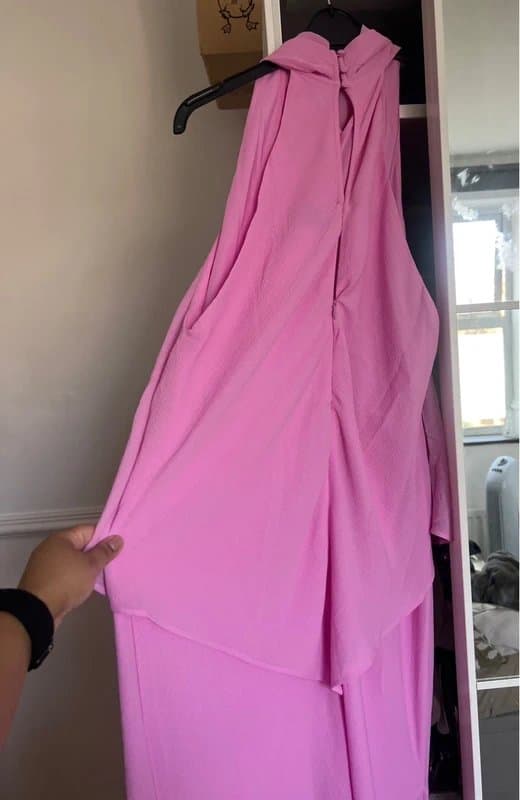 ASOS Design ASOS Design chiffon high neck double layer maxi dress