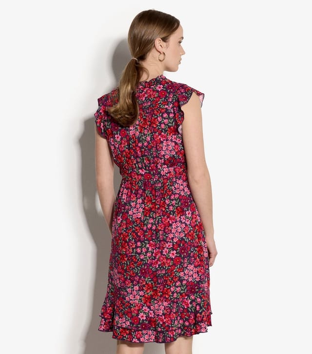 Apricot Women's Purple Floral Patchwork Mini Dress Apricot New Look - 3