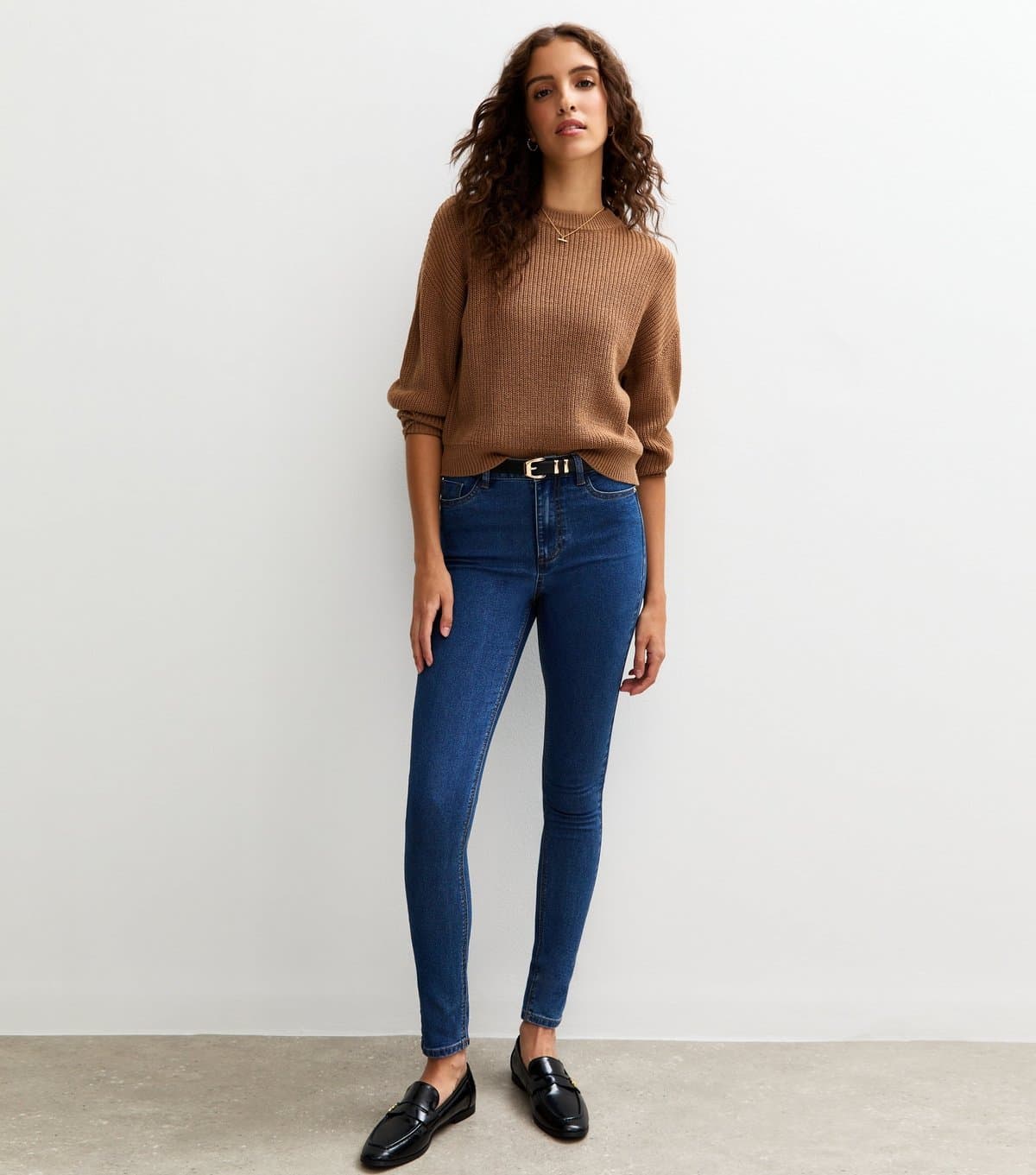 New Look New Look Blue Mid Wash Skinny Jeans
