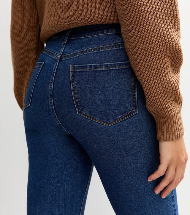 New Look Women's Tall Mid Blue Mid Rise Amie Skinny Jeans New Look - 2