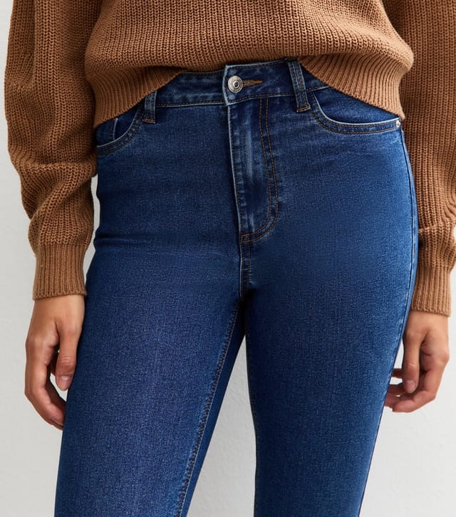 New Look Women's Tall Mid Blue Mid Rise Amie Skinny Jeans New Look - 3