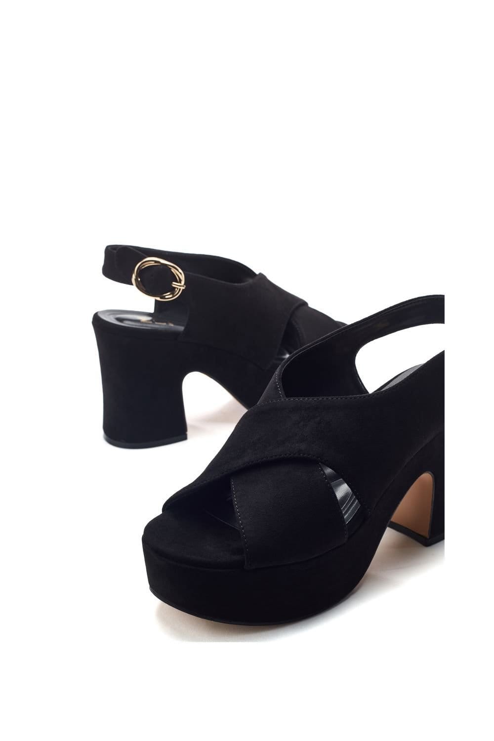 Moda In Pelle Moda In Pelle Women's 'Nakara' Alcantara New Sandals in Black - 4