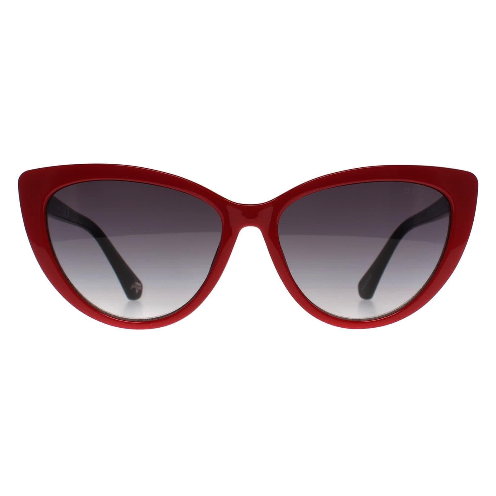 GUESS Guess Red Grey Gradient Cat Eye Sunglasses