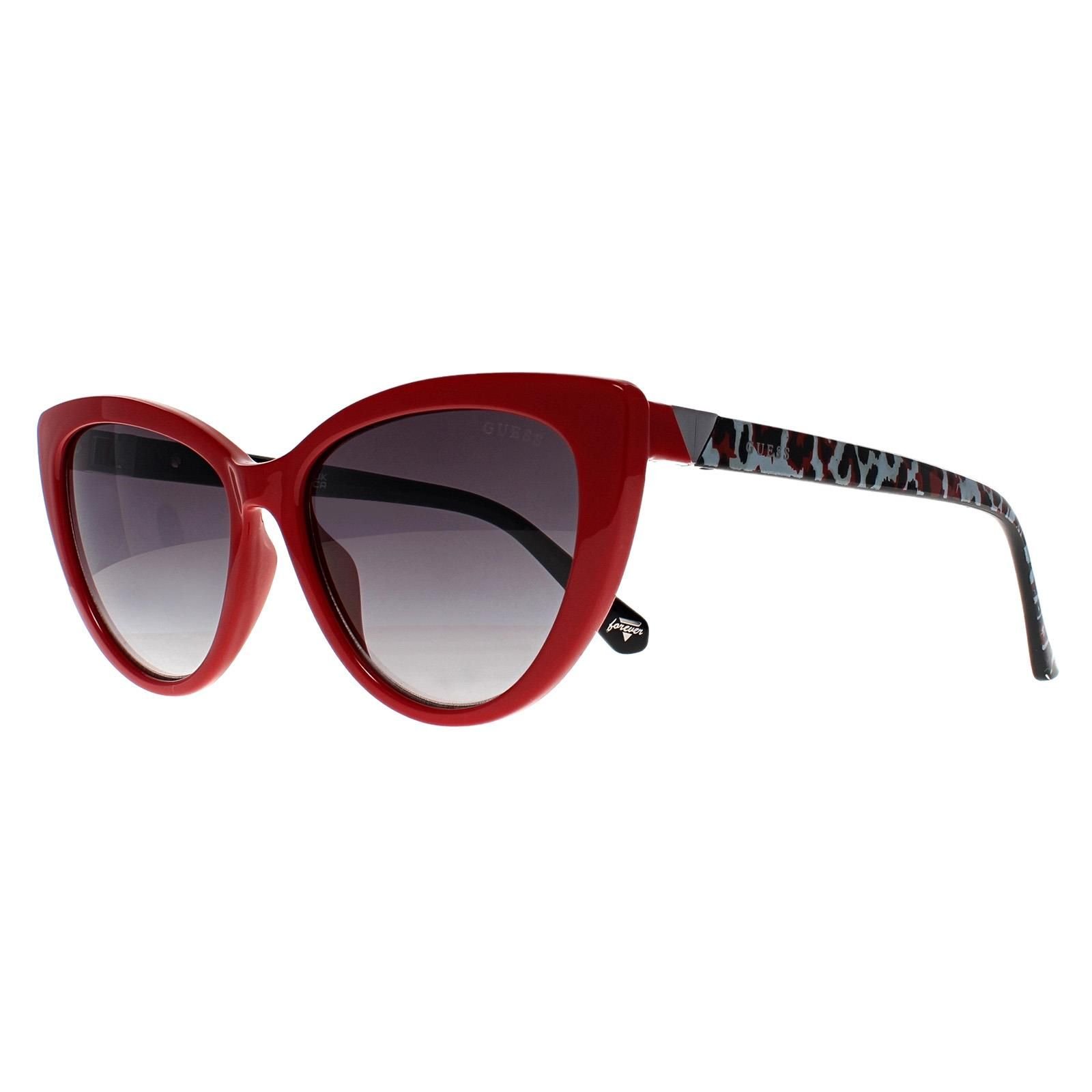 Guess Guess Women's Cat Eye Red Grey Gradient GU5211 - 2