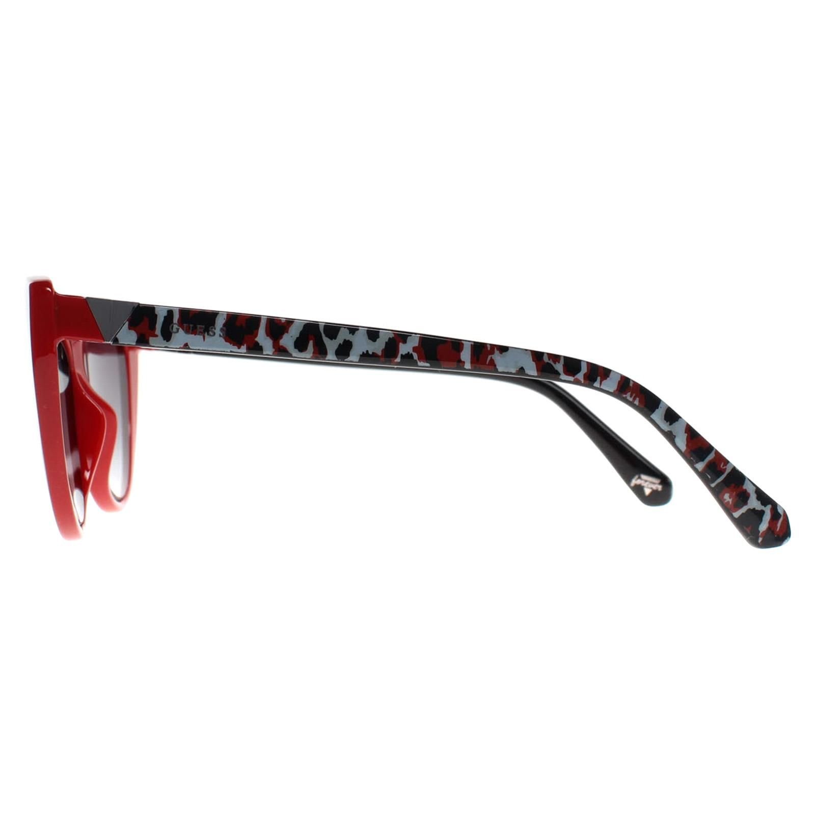 Guess Guess Women's Cat Eye Red Grey Gradient GU5211 - 3