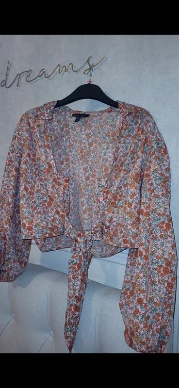New Look Womens floral new look tops size 14