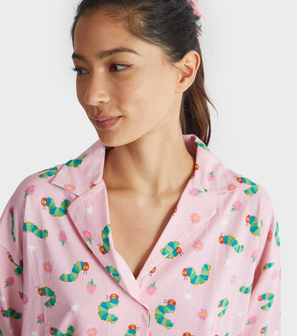 Skinnydip Women's Pink Hungry Caterpillar Shirt and Trousers Pyjama Set Skinnydip New Look - 4