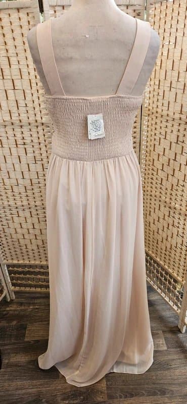 Quiz Quiz Blush Embellished Maxi Dress – BNWT – UK 12 –