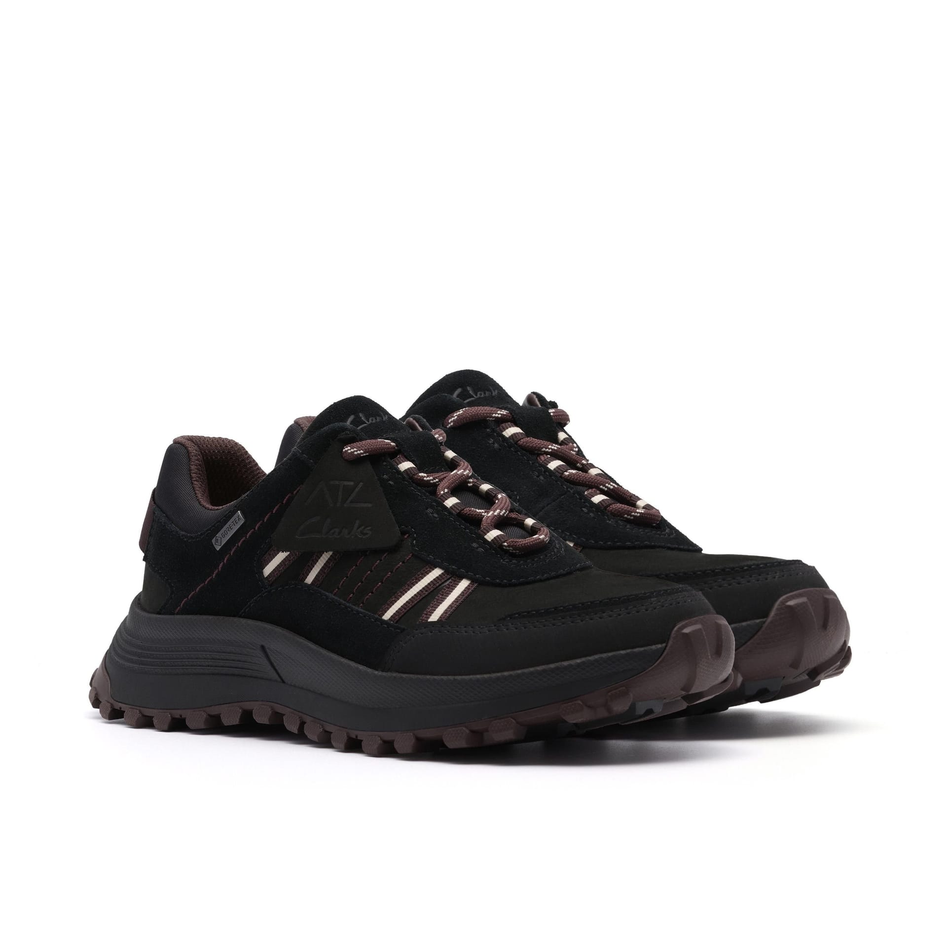 Clarks Clarks Women's ATL Trek Shoe GORE-TEX Black Combination Walking - 4