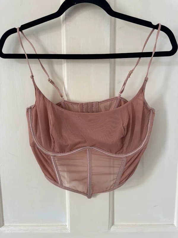 ASOS Nude ASOS corset bralette