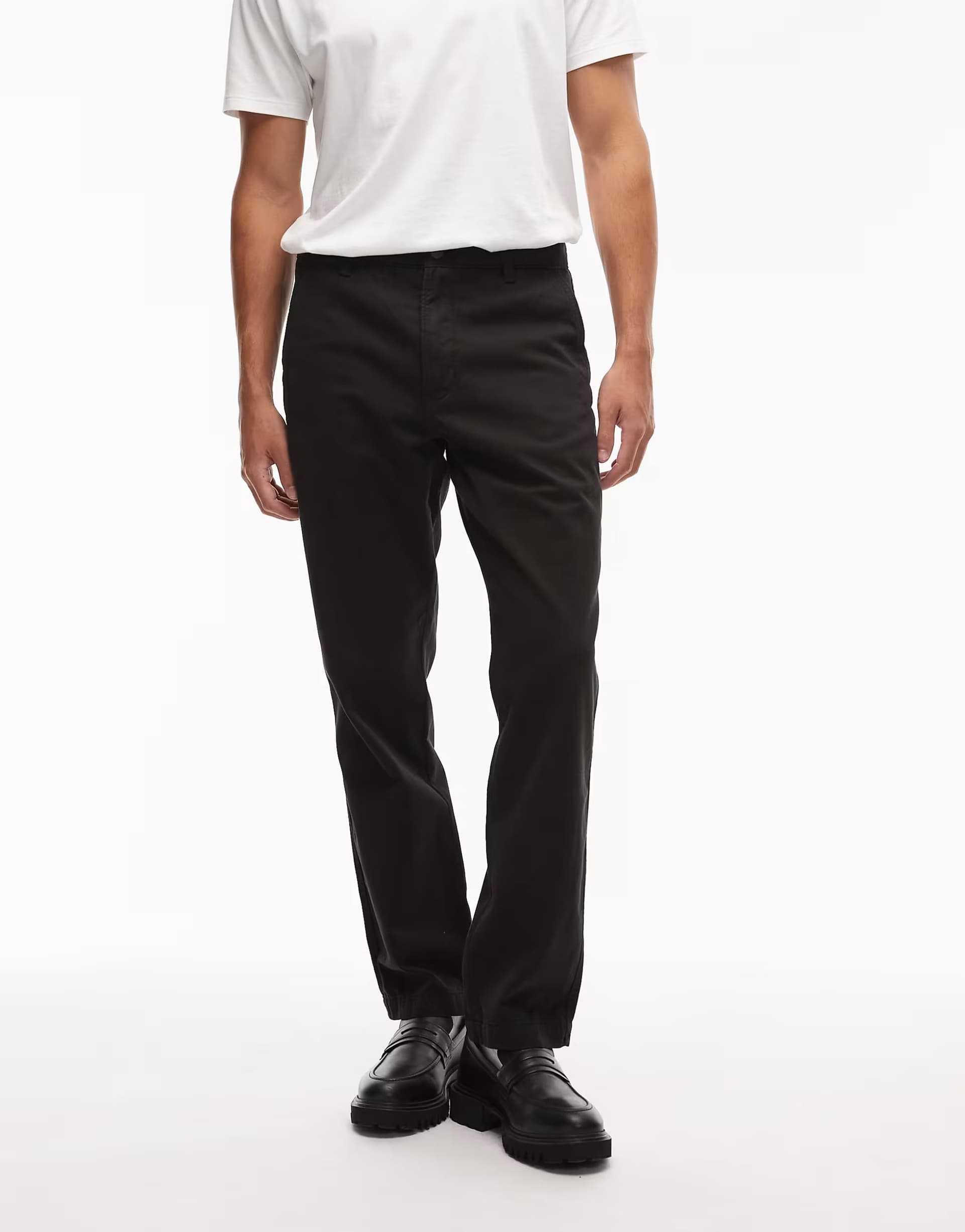 ASOS Levi's XX chino authentic relaxed fit twill trousers in black