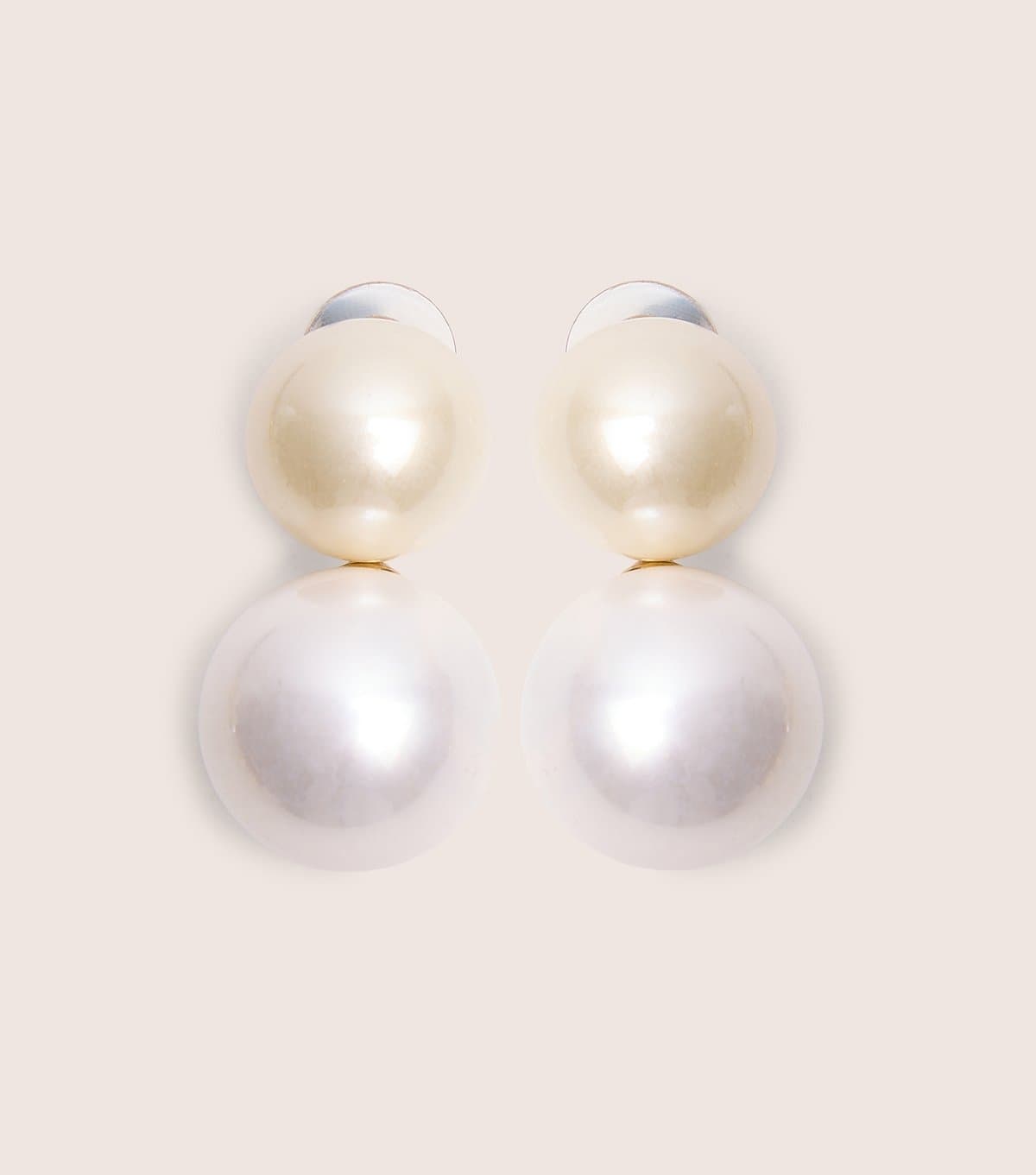 Public Desire Public Desire White Faux Pearl Drop Stud Earrings