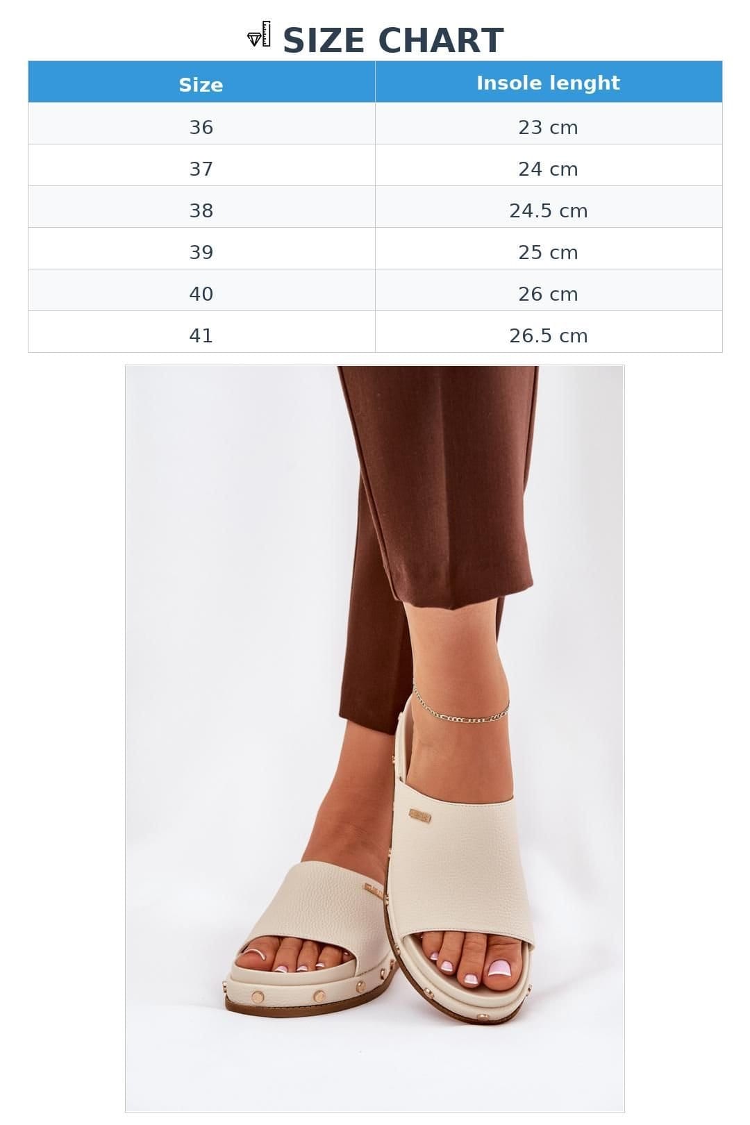 Love Lace Love Lace Women's Big Star Studded Platform Flip Flops Sandals Summer in Beige - 4