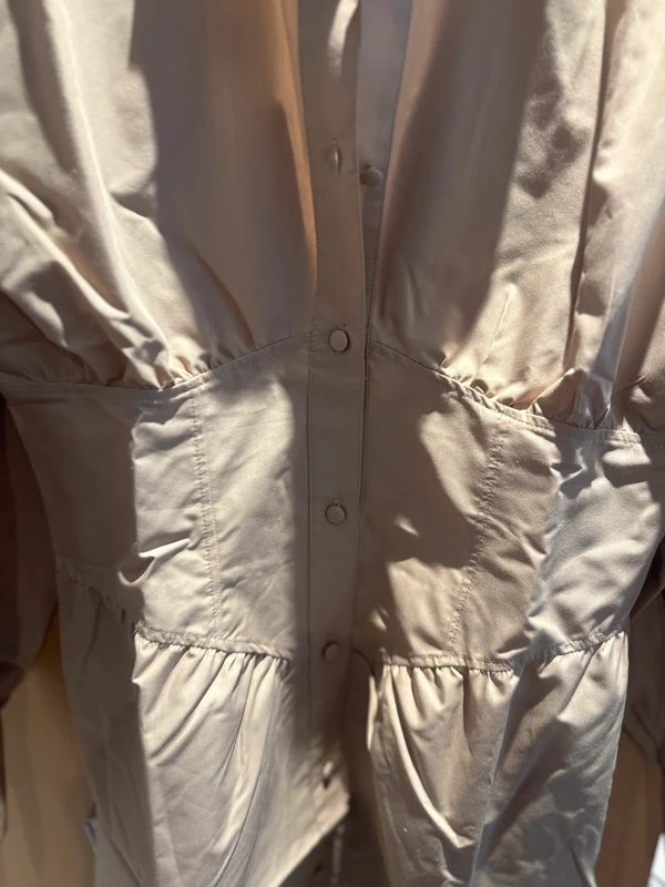 ASOS Design Classy Tan Corset Waist Dress - 1