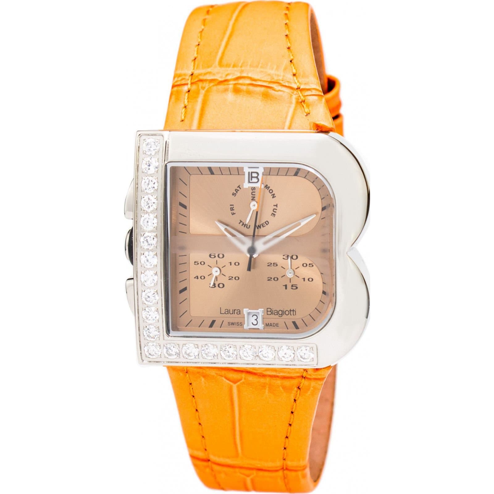 Laura Biagiotti Laura Biagiotti Women's LB0002-NA 33mm Quartz Watch in Orange
