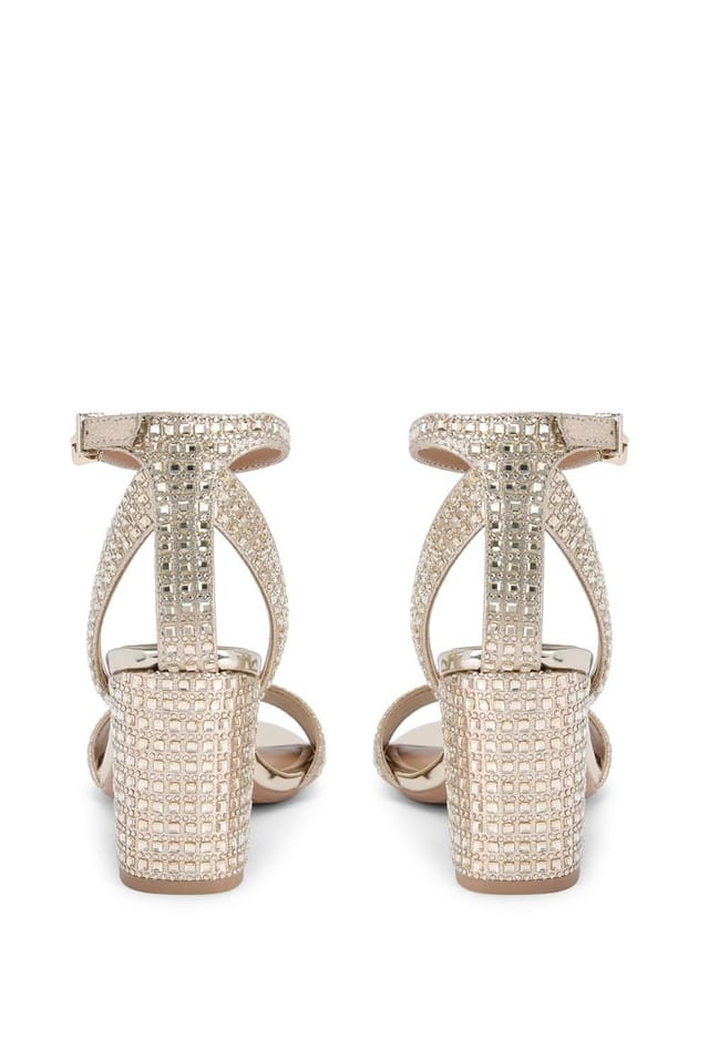 Carvela Carvela Women's 'Kianni' Fabric Sandals in Gold - 3