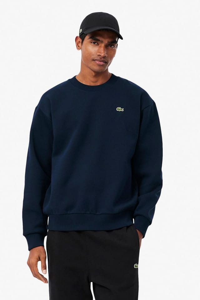 Lacoste Lacoste Men's Crew Neck Sweatshirt Navy Blue - 2