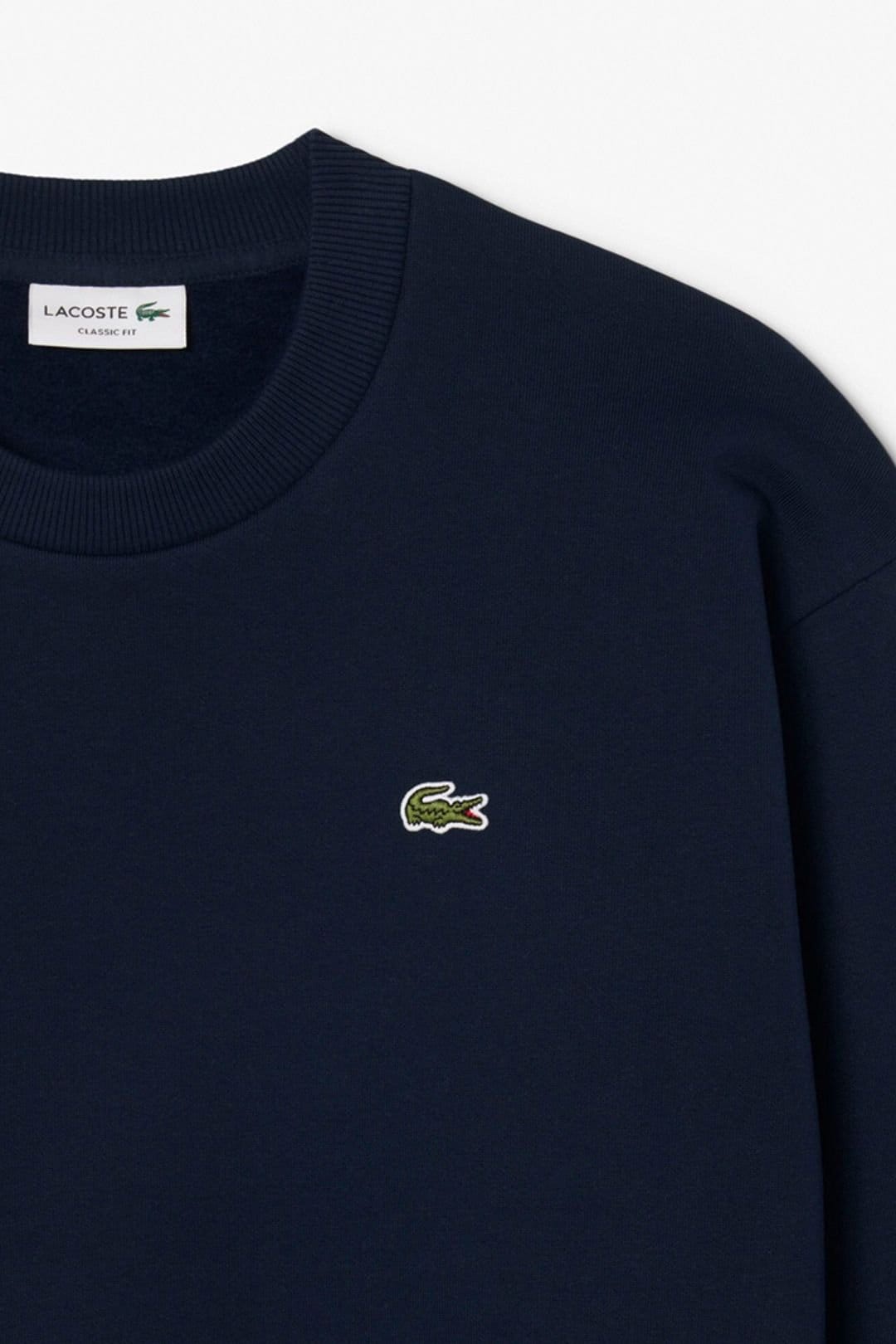 Lacoste Lacoste Men's Crew Neck Sweatshirt Navy Blue - 4