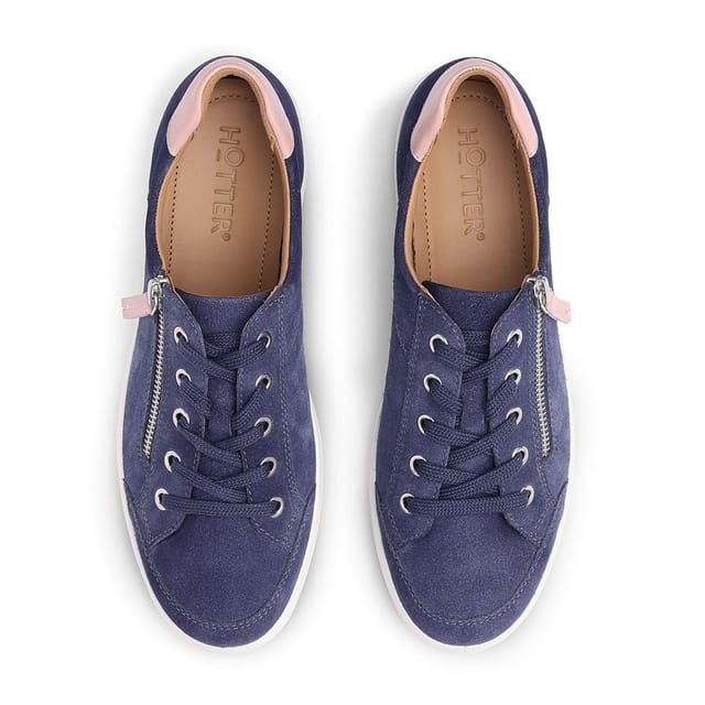 Hotter Hotter Women's Wide Fit 'Chase II' Trainers in Indigo - 3