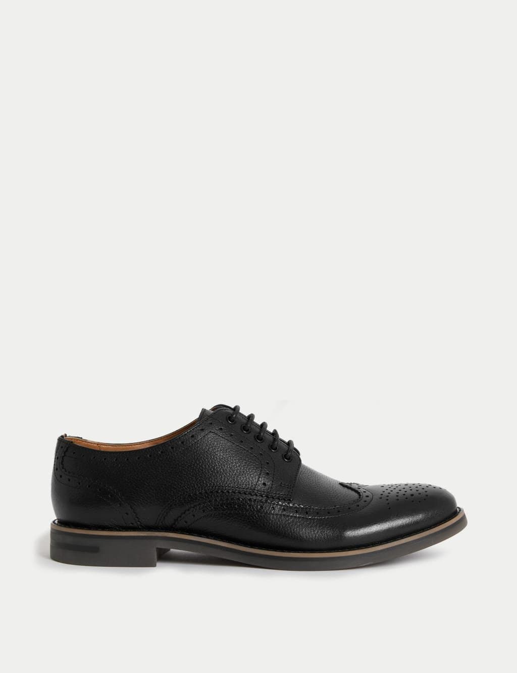 Marks & Spencer M&S Leather Brogues Black