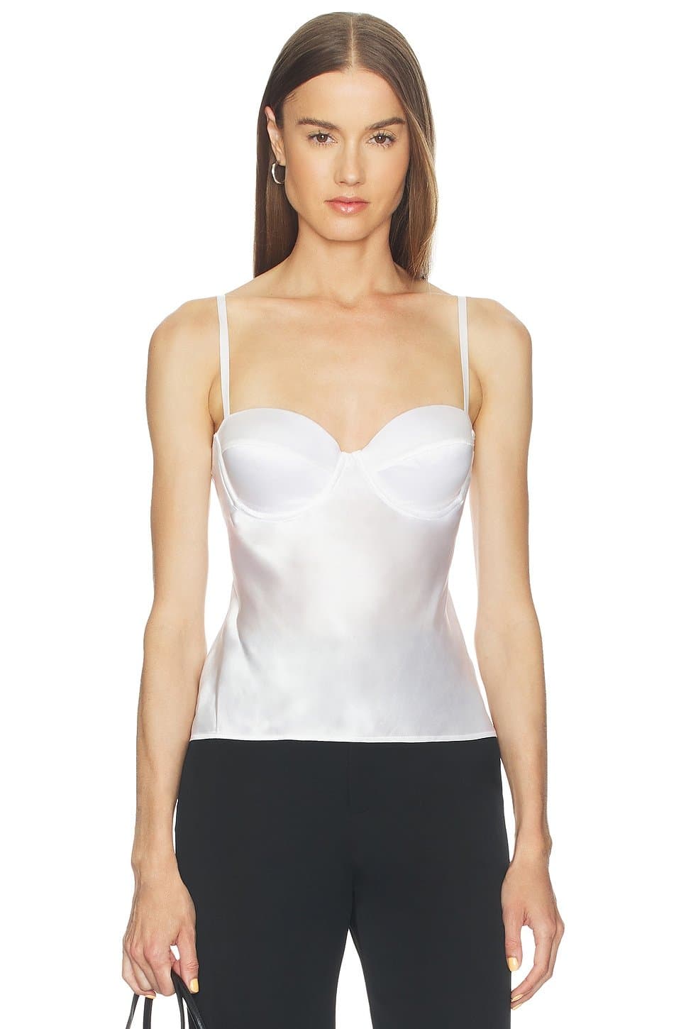 revolve Revolve L'AGENCE Silk Camisole in White