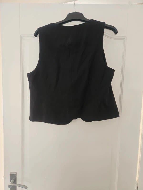 ASOS Black ASOS waistcoat size 16