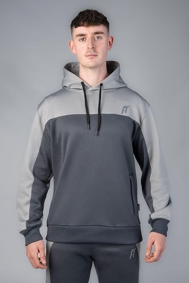 Foster Taylor Foster Taylor Men's Tech Fleece Oh Hoody in Grey - 2