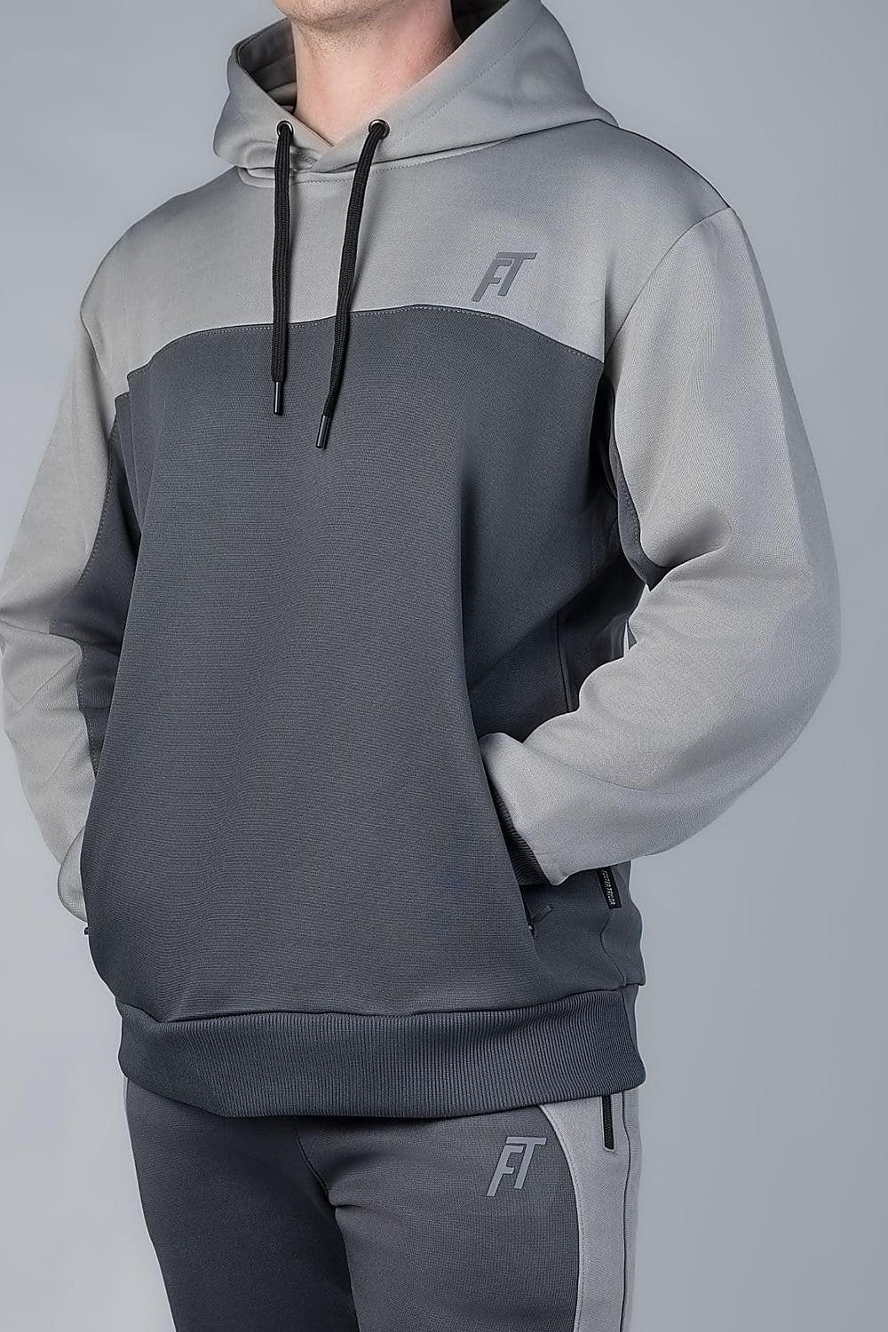 Foster Taylor Foster Taylor Men's Tech Fleece Oh Hoody in Grey - 4