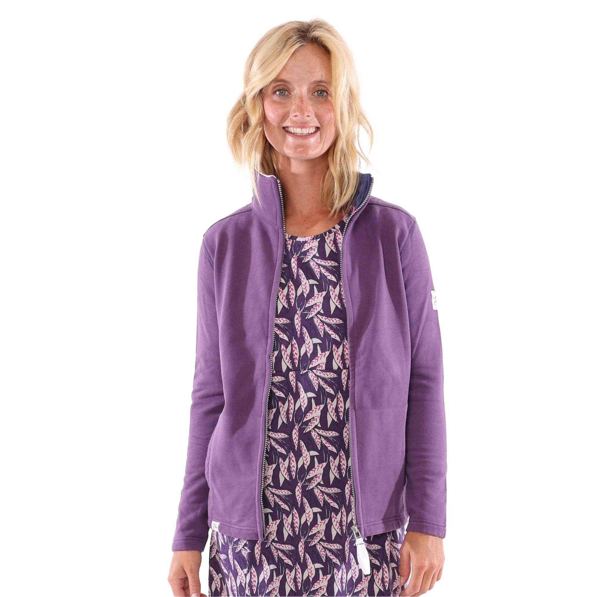 Lazy Jacks Lazy Jacks Women's Barley Tunic Top in Purple - 3