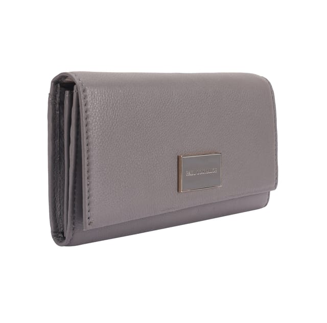Paul Costelloe Paul Costelloe Women's Ellen Leather Purse in Grey - 2