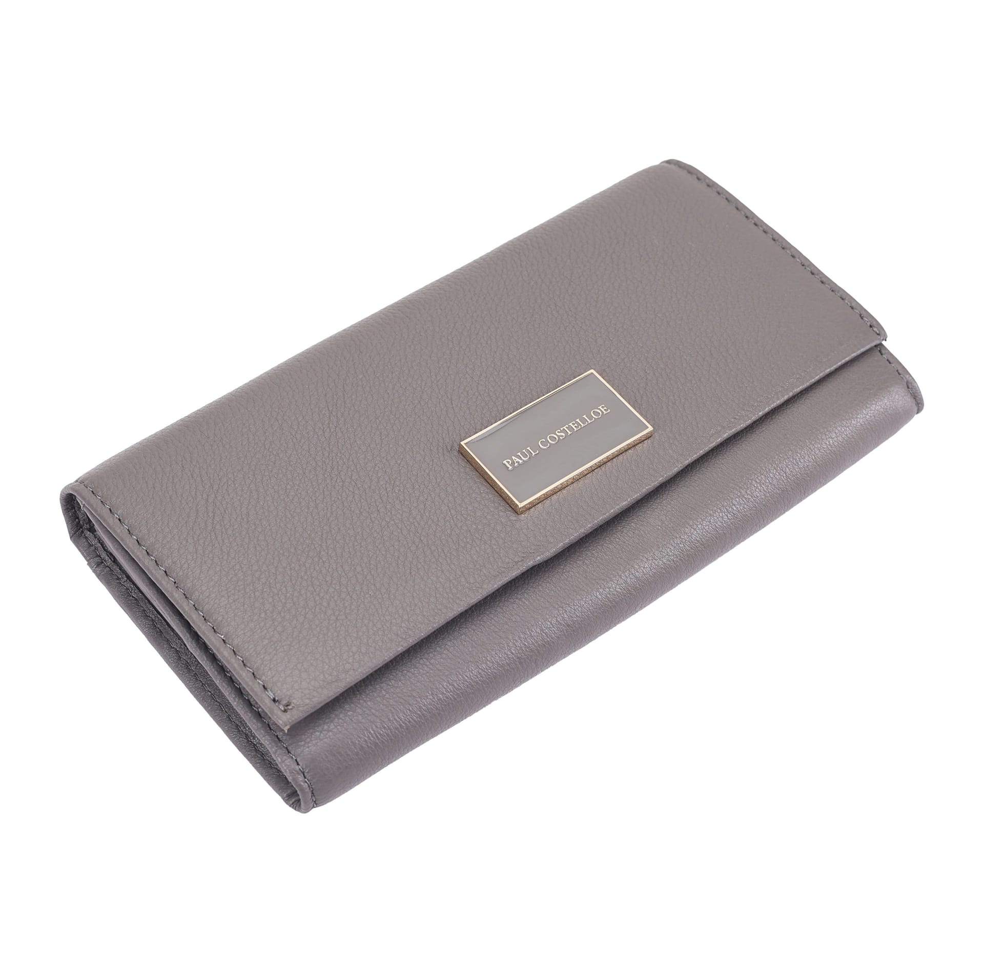 Paul Costelloe Paul Costelloe Women's Ellen Leather Purse in Grey - 4