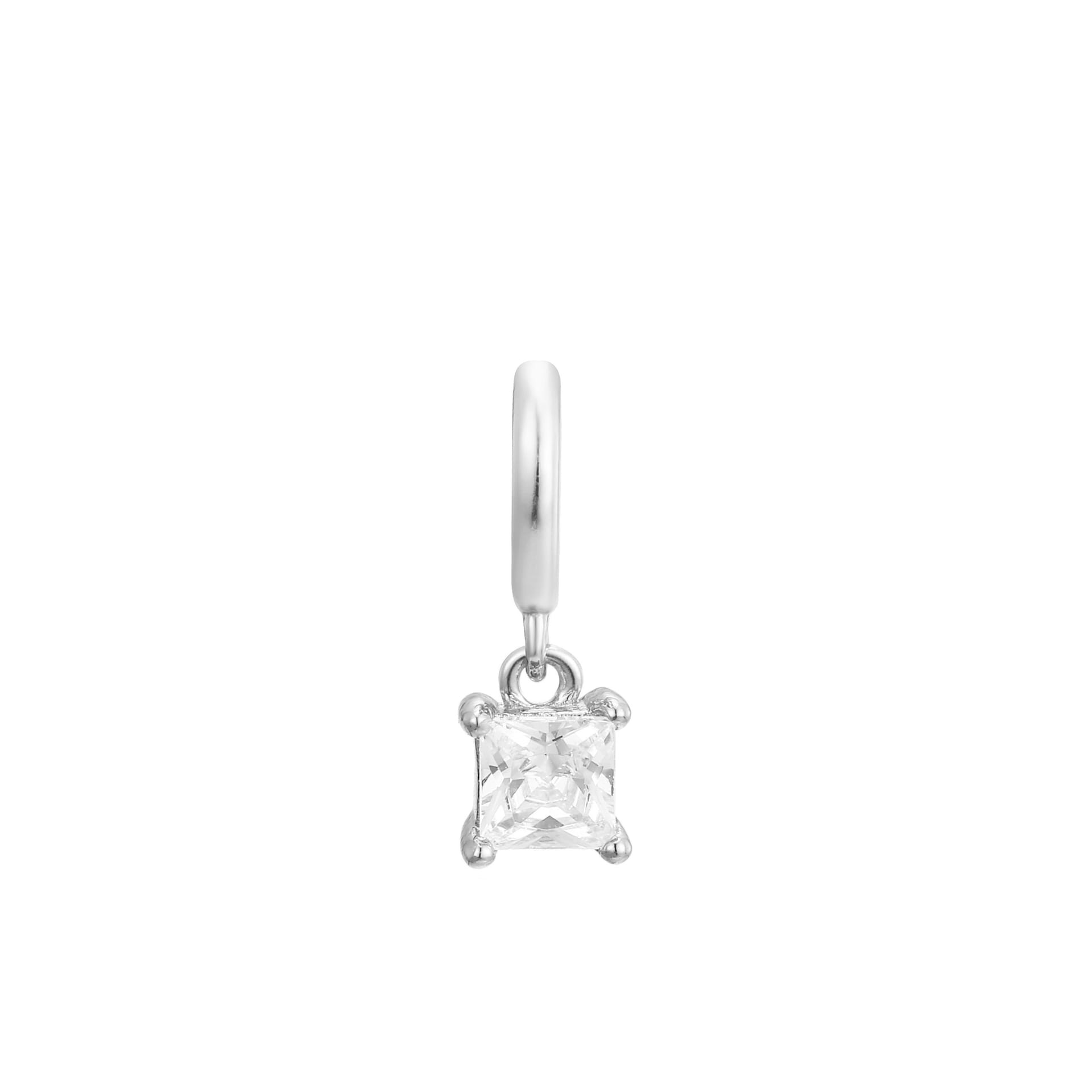 Gold Trip Gold Trip Women's April Birthstone Necklace in Silver - 4