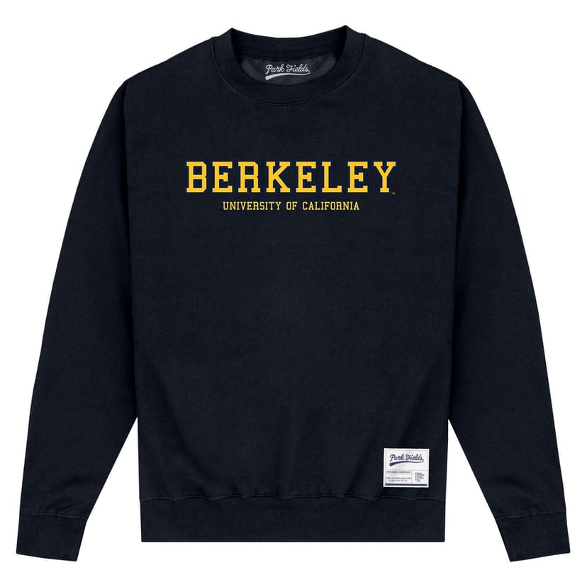 UC Berkeley UC Berkeley Men's Text Sweatshirt in Black - 1