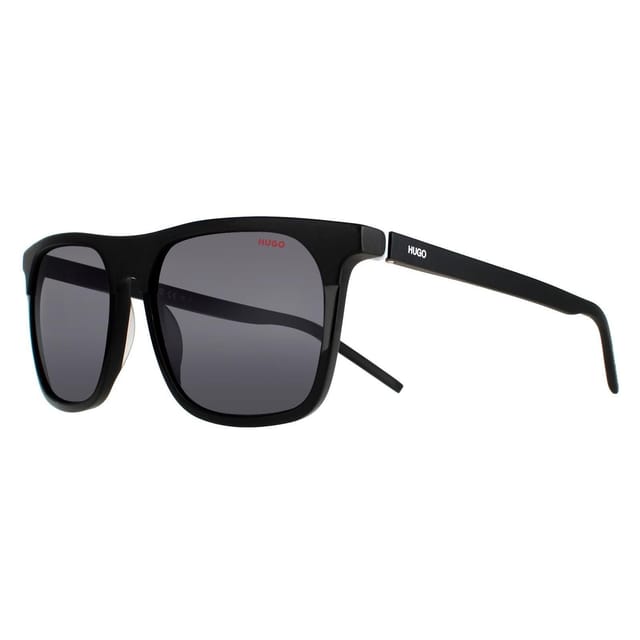 HUGO HUGO Men's Rectangle Matte Black Grey Blue HG 1086/S - 2