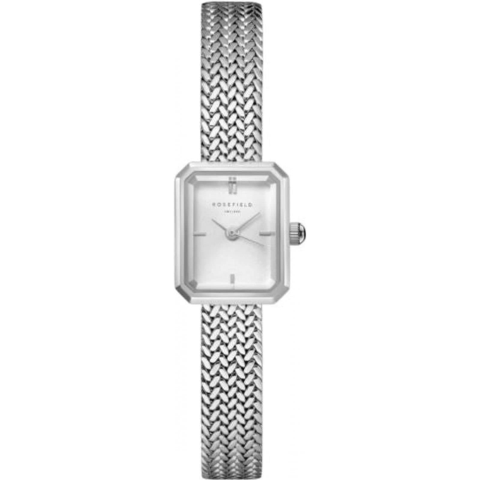 Rosefield Rosefield Women's MWSMS-M04 Mini 15mm Quartz Watch in Silver
