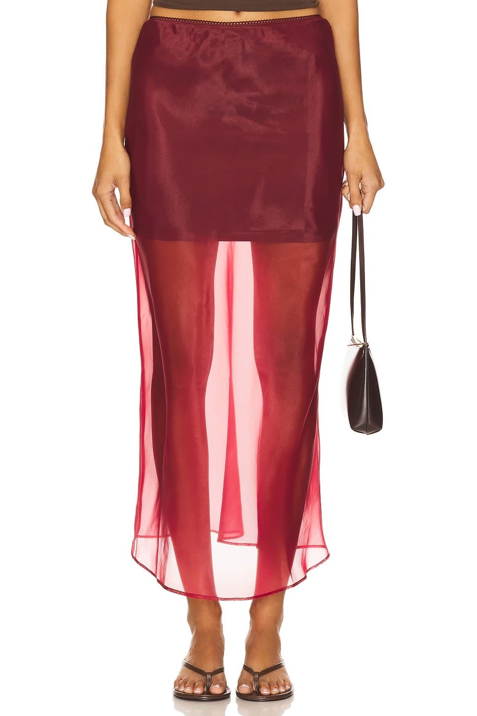 revolve x REVOLVE Denman Midi Skirt