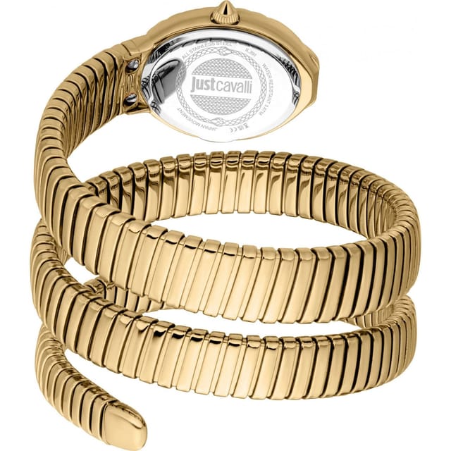 Just Cavalli Just Cavalli Women's JC1L391M0025 Signature Snake 22mm Quartz Watch in Gold - 2
